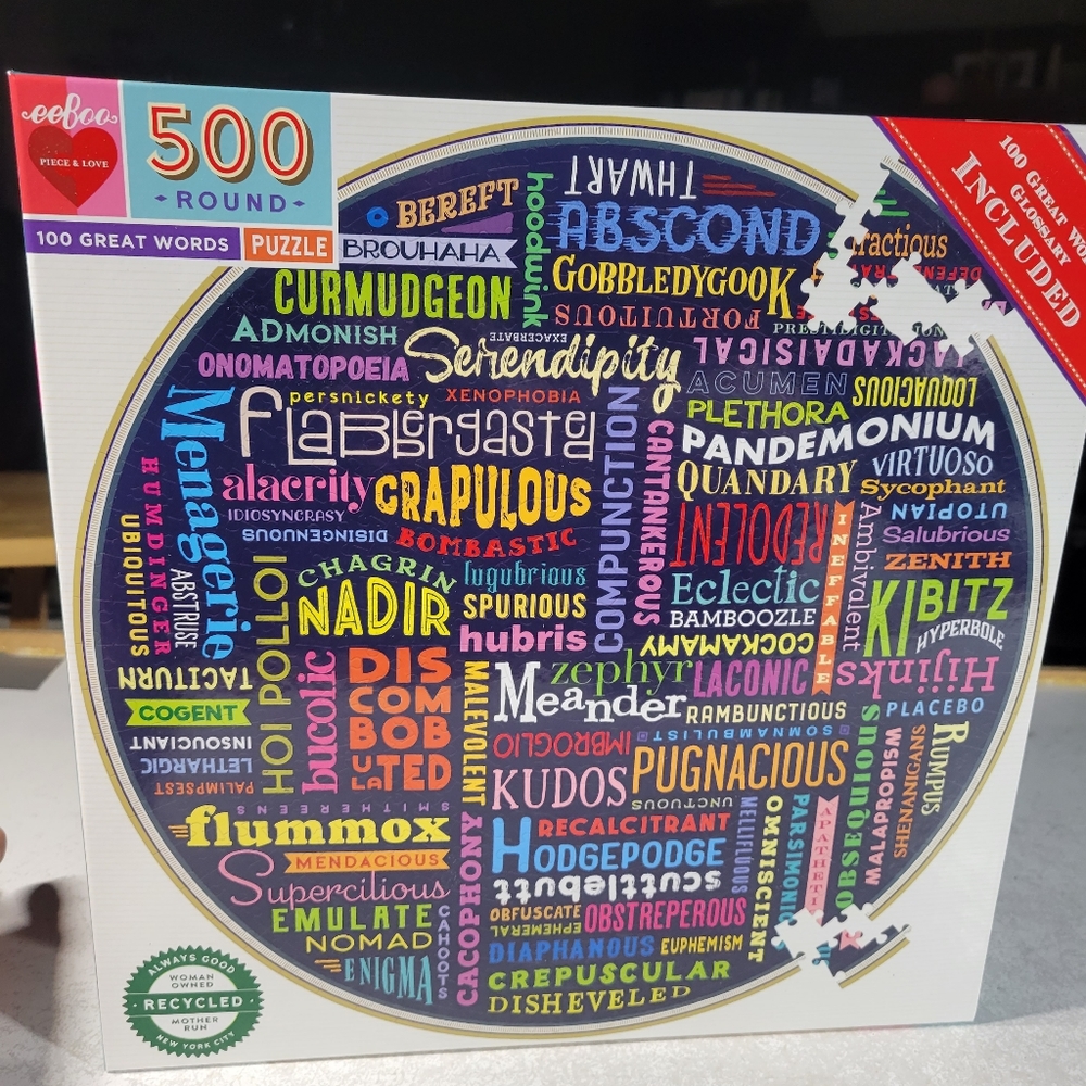 Eeboo 500 pieces puzzle